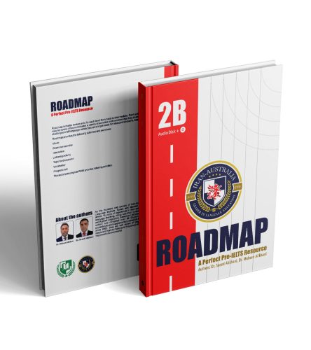 Cover of Roadmap 2B, elementary-level IELTS preparation book at the Iran-Australia Institute
