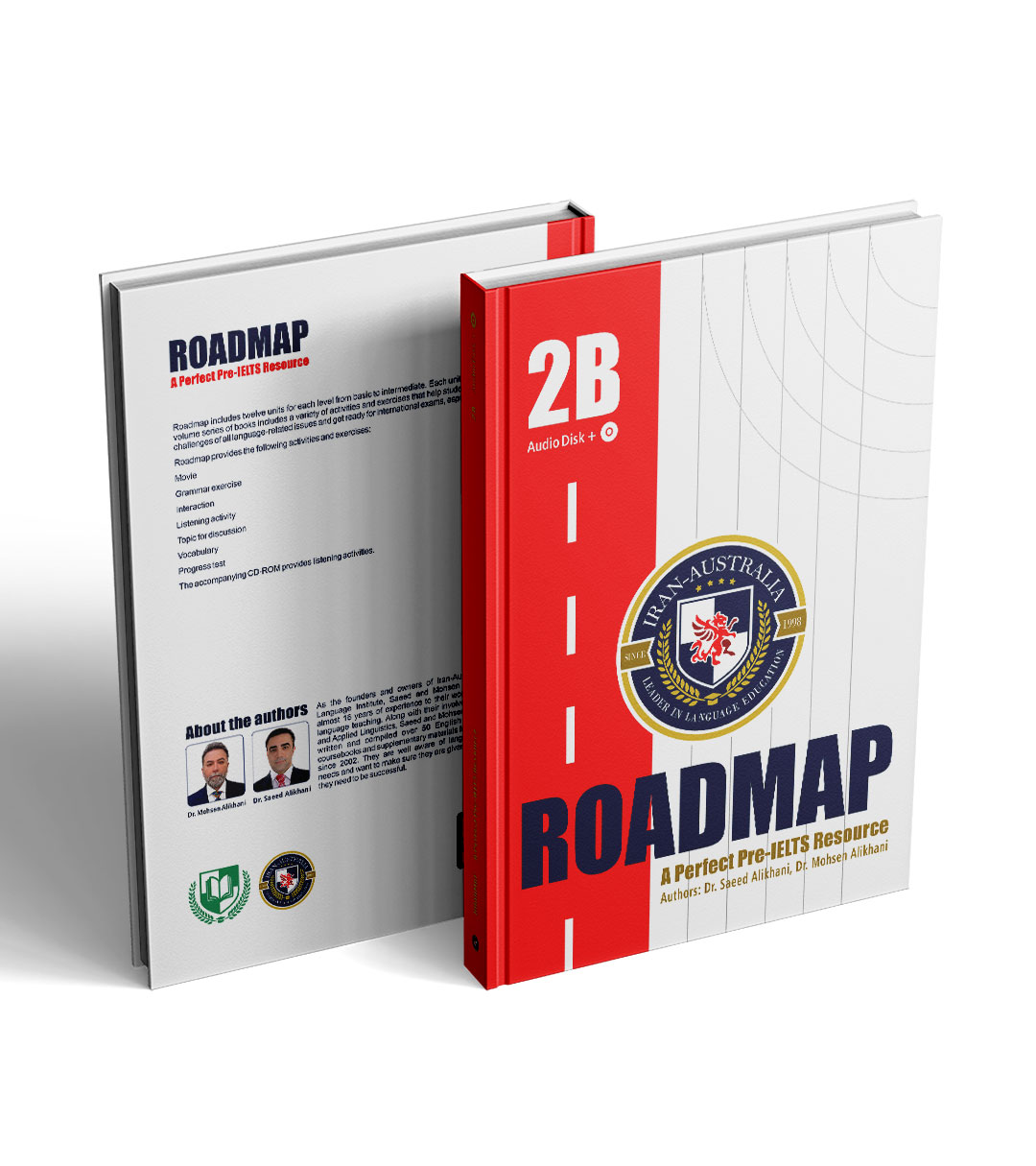 Cover of Roadmap 2B, elementary-level IELTS preparation book at the Iran-Australia Institute