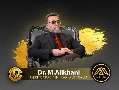 Dr. Mohsen Alikhani presents meritocracy's role in building future leaders at the Iran-Australia Language Institute.